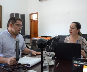 La secretaria de Movilidad, Claudia García, en el 'pase al tablero'.