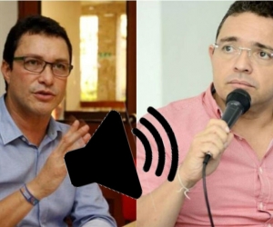 Carlos Caicedo y Rafael Martínez, en el segundo audio filtrado.