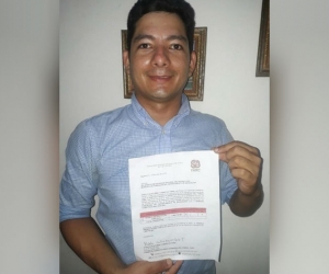 Ronald Andrés Patino Fontalvo aspira a la Alcaldía de Fundación. 