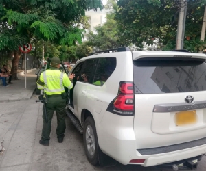 Controles en las vías de Santa Marta