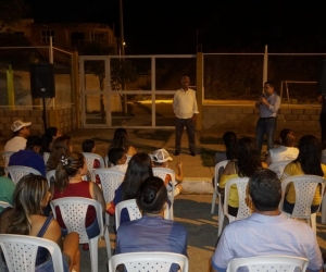 Entrega de salón comunal en el Barrio Obrero