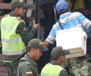 20 venezolanos fueron trasladados al Centro de Traslado por Protección Distrital.