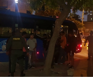 Imagen de los operativos realizados durante la noche
