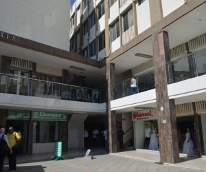 Panorama del edificio Galaxia en el centro de Santa Marta.