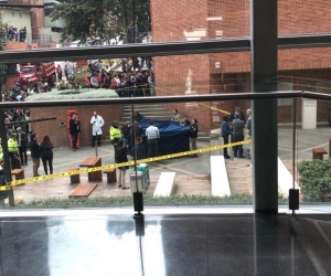 Lugar de los hechos en la Universidad Javeriana.