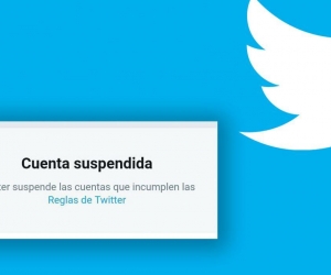 Mensaje de twitter a las cuentas suspendidas.