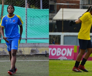 Yuliana Moreno y Valeria Candanoza.