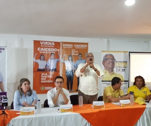 Candidatos de la Coordinadora Departamental del Polo Democratico le dieron su respaldo a Carlos Caicedo. 