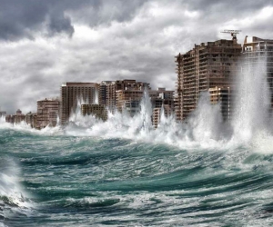 Simulación de inundación en Miami