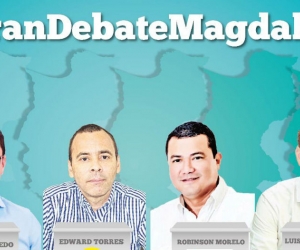 El Gran Debate Magdalena será el 15 de octubre.