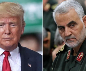 Donald Trump y el abatido general Qasem Soleimani