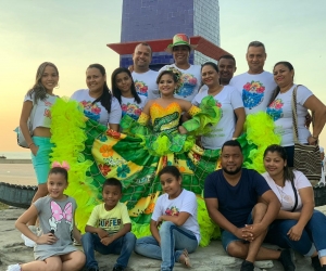 Haleg Munive, reina infantil del Festival del Caimán Cienaguera