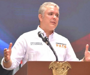 El presidente Iván Duque 
