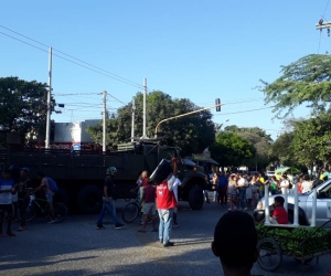 Marcha en El Pando