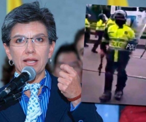 Claudia López y la Policía