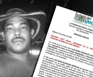 Líder social asesinado