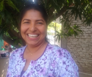 Aurelis Andrade, enfermera del Centro de Salud de Gaira. 