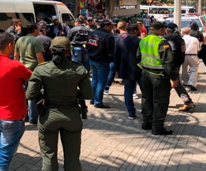Captura de policías en Medellín