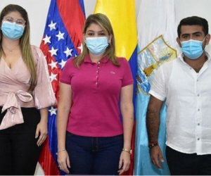 Posesión de Carmen García Piraquive, nueva secretaria General de la Alcaldía y Jorge Mario Lizarazo Álvarez, nuevo director de la Oficina de Gestión del Riesgo y Cambio Climático.