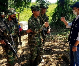 Liberación del soldado en el Catatumbo.