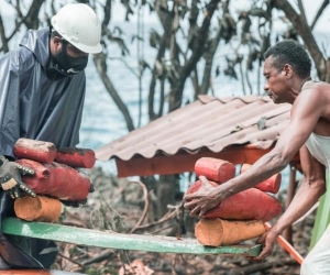 Damnificados en San Andrés Islas.