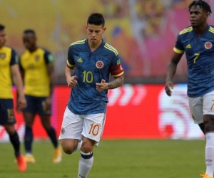 James Rodríguez en acción de partido.