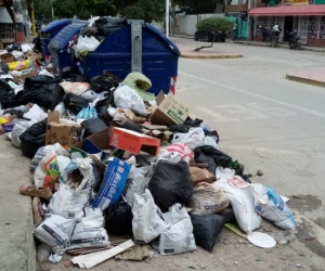 Así lucen algunos contenedores en el Distrito.