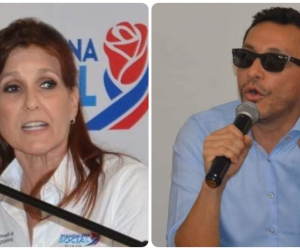 Rosa Cotes se fue en contra de Carlos Caicedo.