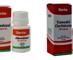 Albendazol y Tramadol.