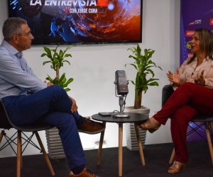 Jorge Cura en La Entrevista con la directora de la Red de Mujeres del Atlántico.