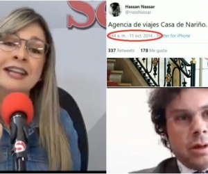 Vicky Dávila y Hassan Nassar