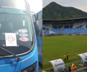 Los buses transportarán aficionados para el partido Unión - Quindío.