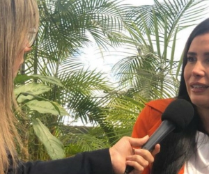 Aida Merlano en entrevista con Vicky Dávila.