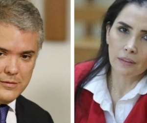 Iván Duque y Aida Merlano.