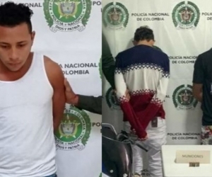 Capturados en Nueva Granada y Fundación.