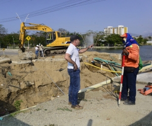 Obras en el sector de Portal de las Avenidas