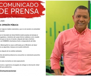 El exdelantero afirmó dos casos positivos con el virus en Junior y salieron negativos.