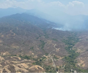 Incendios en Santa Marta.