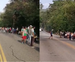 Venezolanos en la Troncal del Caribe.