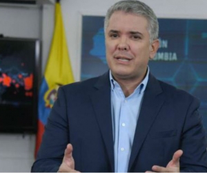 Iván Duque en la alocución presidencial 