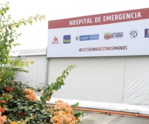 Fachada del Hospital de Emergencia.