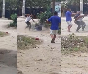 Pelea a machete en Palermo.