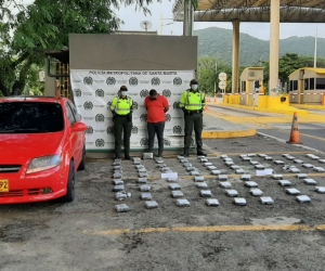 Ederson Stiven Rubiano Rendón, capturado en flagrancia por la policía de carreteras cuando se movilizaba por el sector de Neguanje.