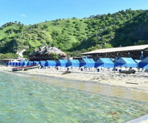 Así luce Playa Blanca, en Santa Marta, previo a la reapertura.