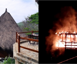 El incendio se registró este jueves. 