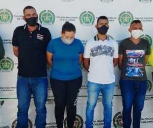Presuntos integrantes de 'La Esquina'.