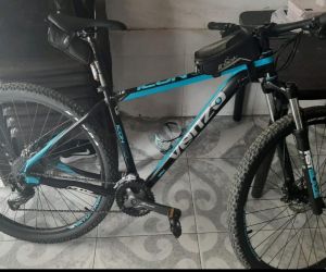 Esta es la bicicleta hurtada a la mujer.