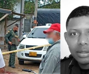 Leider Manjarrez Salas, policía asesinado en Planeta Rica.