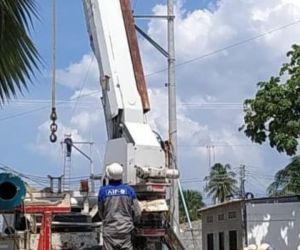 Corte programado de energía. 