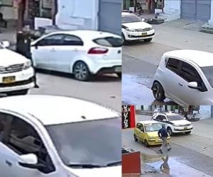 Imágenes del enfrentamiento a tiros entre policía y delincuentes.
